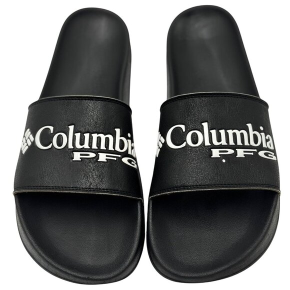 Columbia PFG Mens Slide Sandals Size 16 Black Slip-On Comfortable Durable - Picture 1 of 4